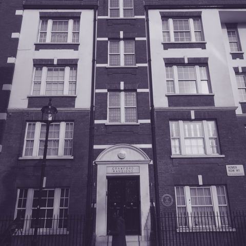 Crawford Mansions, Marylebone, where the Eliots lived from 1916 to 1920