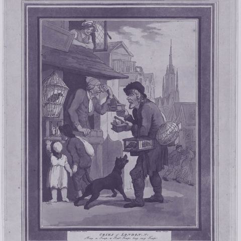Buy a Trap, a Rat-Trap: Thomas Rowlandson, Cries of London, 1799